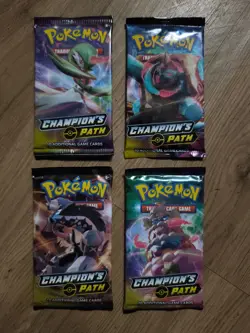 Pokemon Champions Path 4× Booster Artworkserie - Image 1