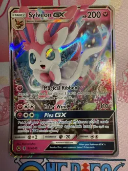 Pokemon TCG Sylveon GX 92a/145 Alt Art Promo Guardians Rising Sun and Moon - Image 1