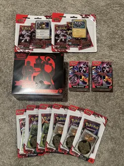 Pokemon - Destined Rivals - ETB, Bundles (x2), 3-Pack (x2), Checklanes (x6) - Image 1