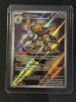 2025 Pokemon Mega Evolutions Alakazam 009 ETB Promo - Image 1