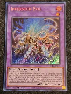 Yu-Gi-Oh! TCG Infernoid Evil BLTR-EN013 Battles Of Legend Terminal Revenge NM - Image 1