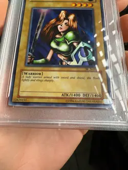 2003 YU-GI-OH! PROMO WCS-WORLD CHAMP SER #001 KANAN THE SWORDMISTRESS PSA 9 - Image 4