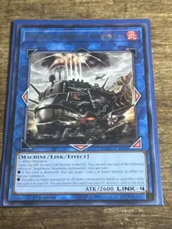 Yugioh Amphibious Swarmship Amblowhale DANE-EN050 Rare 1st Ed NM - Image 1