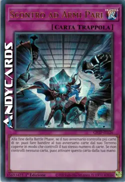 SCONTRO AD ARMI PARI • (Evenly Matched) • Ultra R • GFTP IT126 • 1Ed • Yugioh! - Image 1