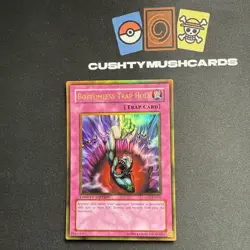YUGIOH BOTTOMLESS TRAP HOLE GOLD RARE GLD2-EN045 LIMITED EDITION - Image 1
