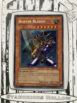 Yu-Gi-Oh! TCG Buster Blader - 2003 Collectors Tin (BPT-008) Secret Rare NM/VLP - Image 1