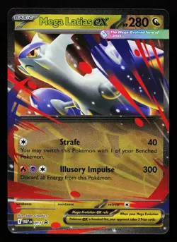 Mega Latias ex 011 Mega Evolutions Black Star Promo Pokemon Card - Image 1