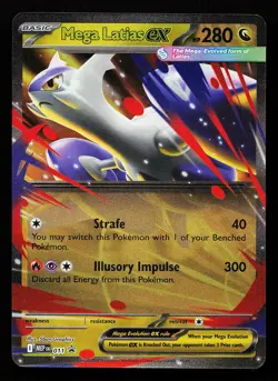 Mega Latias ex 011 Mega Evolutions Black Star Promo Pokemon Card - Image 1