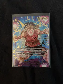 One Piece TCG Monkey .D. Luffy Alternative Art Card EB02-010 SP English - Image 1