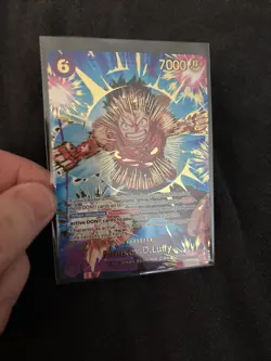 One Piece TCG Monkey .D. Luffy Alternative Art Card EB02-010 SP English - Image 3