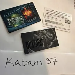 World of Warcraft BlizzCon 2011 Murkablo Murloc Diablo Pet Loot Card UNUSED - Image 1