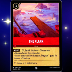 The Plank Item Card - Common - Disney Lorcana TCG Ursula's Return #133/204 - Image 1