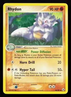 Rhydon 46/101 Uncommon EX Hidden Legends Pokemon Card - Image 1