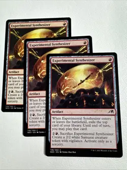 [X3] Experimental Synthesizer - Regular #138 Kamigawa: Neon Dynasty MTG - Image 1