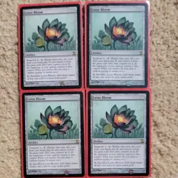 MTG - Lotus Bloom Time Spiral Regular Rare #259 - Image 1