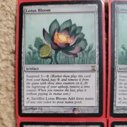 MTG - Lotus Bloom Time Spiral Regular Rare #259 - Image 2
