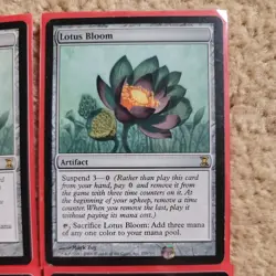 MTG - Lotus Bloom Time Spiral Regular Rare #259 - Image 3
