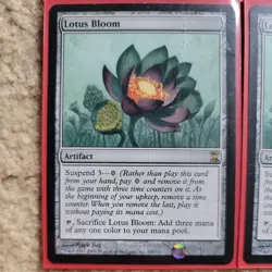 MTG - Lotus Bloom Time Spiral Regular Rare #259 - Image 4