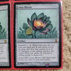 MTG - Lotus Bloom Time Spiral Regular Rare #259 - Image 5