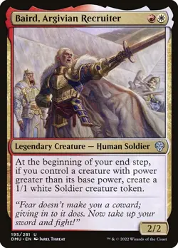 (2x FOIL) BAIRD, ARGIVIAN RECRUITER - Dominaria United - MTG Magic the Gathering - Image 1