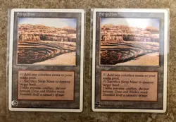 2 MTG Magic The Gathering 4th Edition Strip Mine Trading Cards LP - Image 1