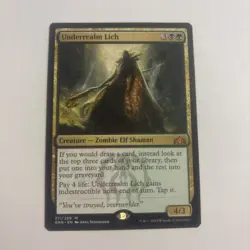 Underrealm Lich #211 NM Guilds of Ravnica GRN Magic MTG Zombie Elf Shaman - Image 1