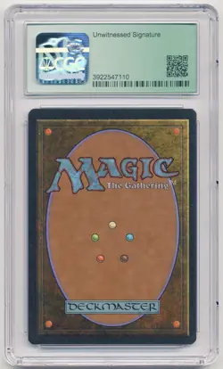 Graded Signed Hellfire CGC 7.5 w/9.5 Legends Artist Pete Venters 1994 MTG Magic! - Image 2