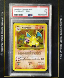1999 POKEMON GAME #4 CHARIZARD-HOLO PSA 7 (QT41) - Image 1