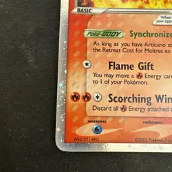 Moltres ex 031 Holo Nintendo Black Star Promo 2005 Pokemon - Image 5