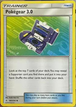 Pokegear 3.0 - 182/214 - Unbroken Bonds Pokemon 2019 - Image 1