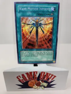 YuGiOh Wave-Motion Inferno TSHD-EN088 1st Edition Secret Rare NM - Image 1