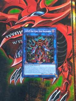 D/D/D Sky King Zeus Ragnarok - DOOD-EN049 - Secret Rare - 1st Edition Yugioh NM - Image 1