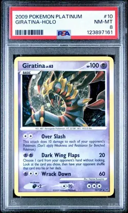 Giratina 10/127 PSA 8 Holo 2009 Pokemon Platinum Graded Card TCG Vintage - Image 1