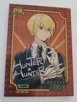 Hunter x Hunter Doujin Holo Foil PR Card Kurapika - Image 1