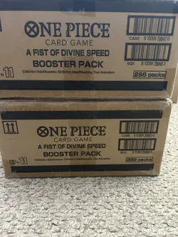 One Piece Card Game - OP11 A Fist of Divine Speed Booster Box (x12) Case - EN - Image 2