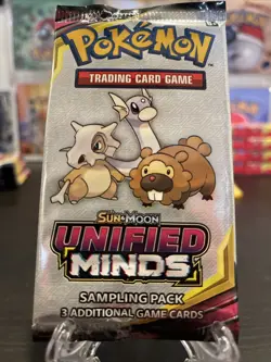 Pokemon Sampling Pack (3 Cards)- Unified Minds - Fun Pack - RARE Pokemon Sample - Image 1