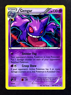 2015 Pokemon GENGAR Breakthrough HOLO Foil Rare XY Series Set Card 60/162 NM - Image 1