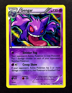 2015 Pokemon GENGAR Breakthrough HOLO Foil Rare XY Series Set Card 60/162 NM - Image 2