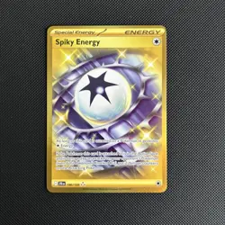 Pokemon TCG Spiky Energy 190/159 Journey Together Secret Rare Gold Card - Image 1