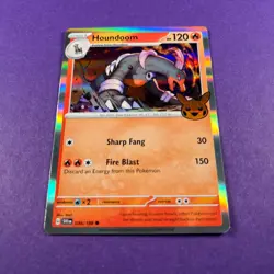 Pokemon Card Houndoom Trick Or Trade Holo 034/198 Pokemon Trading Card TCG - Image 2