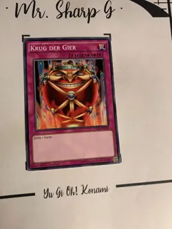 KRUG DER GIER - 1. AUFLAGE YS14-DE038 DEUTSCH Yu-Gi-Oh! CARD COMMON KONAMI TCG - Image 2