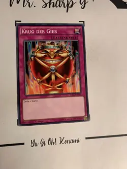 KRUG DER GIER - 1. AUFLAGE YS14-DE038 DEUTSCH Yu-Gi-Oh! CARD COMMON KONAMI TCG - Image 3