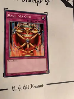 KRUG DER GIER - 1. AUFLAGE YS14-DE038 DEUTSCH Yu-Gi-Oh! CARD COMMON KONAMI TCG - Image 4