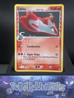 Pokemon Card Latias 21/110 EX Holon Phantoms Reverse Holo Played - Image 1