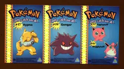 1999 Pokemon Candy Planet 3X Cards Vintage Collectible Nintendo NM Never Played - Image 1