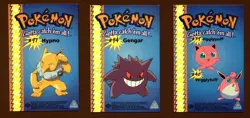 1999 Pokemon Candy Planet 3X Cards Vintage Collectible Nintendo NM Never Played - Image 2