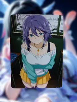 Mizore Shirayuki Rosario + Vampire Anime Waifu Goddess Doujin Hentai Lewd Card - Image 1