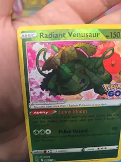 Radiant Venusaur 4/78 Pokemon Go Card - Image 5