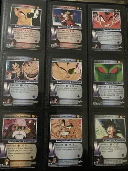 Dragon Ball Z DBZ Collectible Score Card Set Saiyan Saga 40+ Cards Vintage Lot!! - Image 1