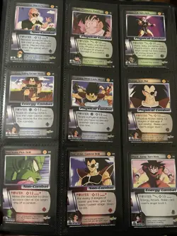 Dragon Ball Z DBZ Collectible Score Card Set Saiyan Saga 40+ Cards Vintage Lot!! - Image 3